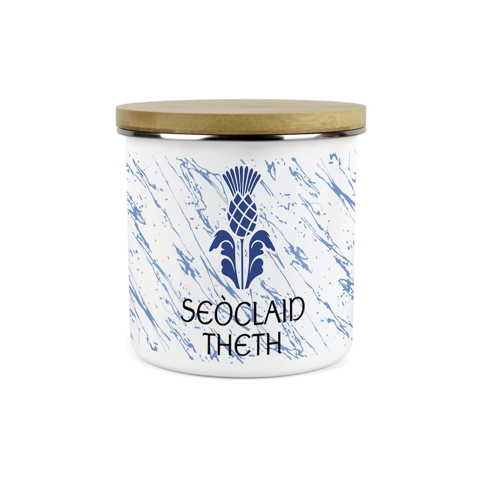 image 1 of Scottish Thistle Large Seoclaid Theth Canister (Hot Chocolate)