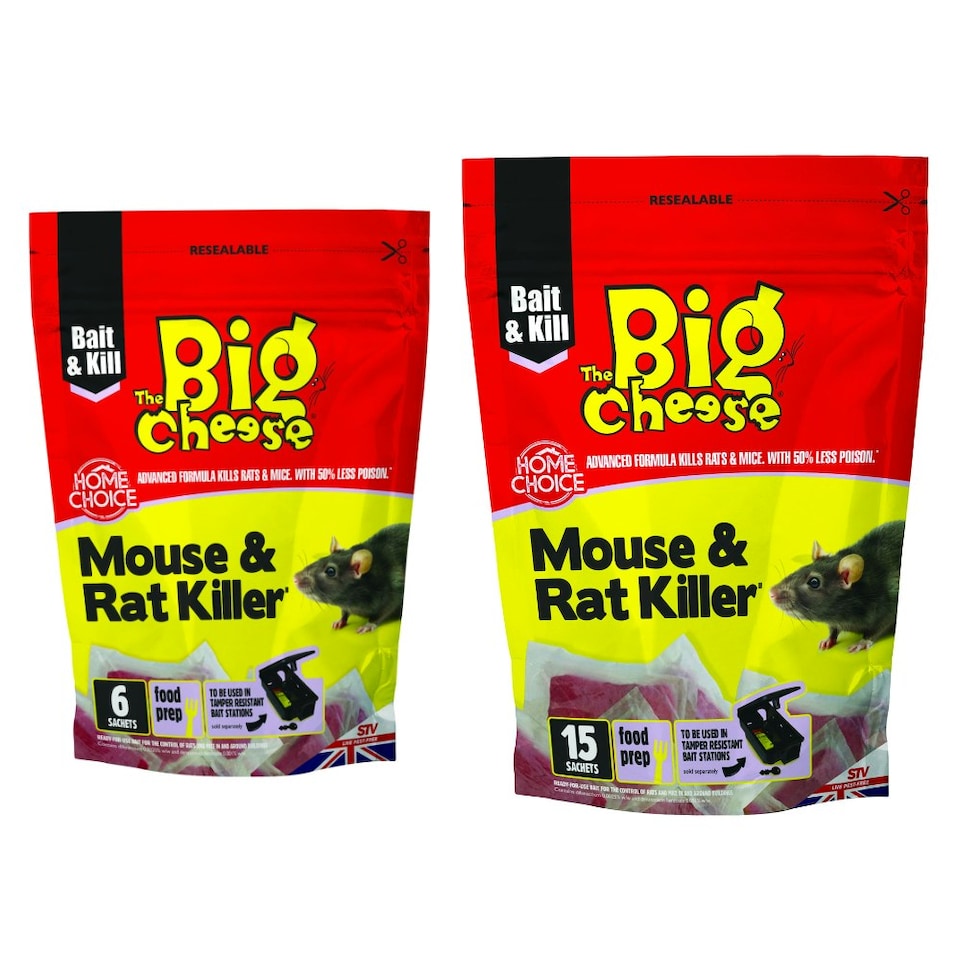 image 1 of The Big Cheese Mouse & Rat Killer Pasta Bait Sachets