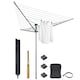 image 1 of Vonhaus Rotary Washing Line 30m, 3 Arm Outdoor Clothes Airer