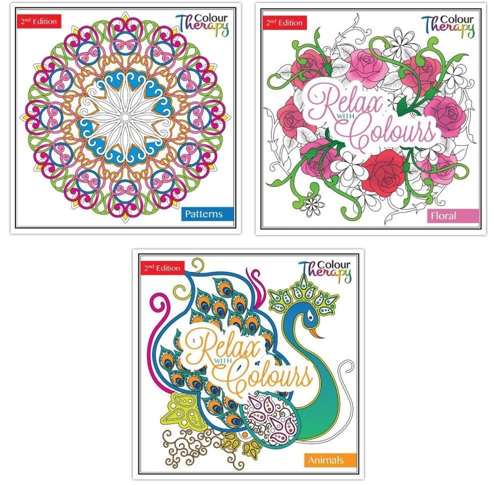 image 1 of Colour therapy "Series Two" Colouring Book