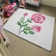 image 4 of Rose Print (Rug) Pink | Large: 140x200cm
