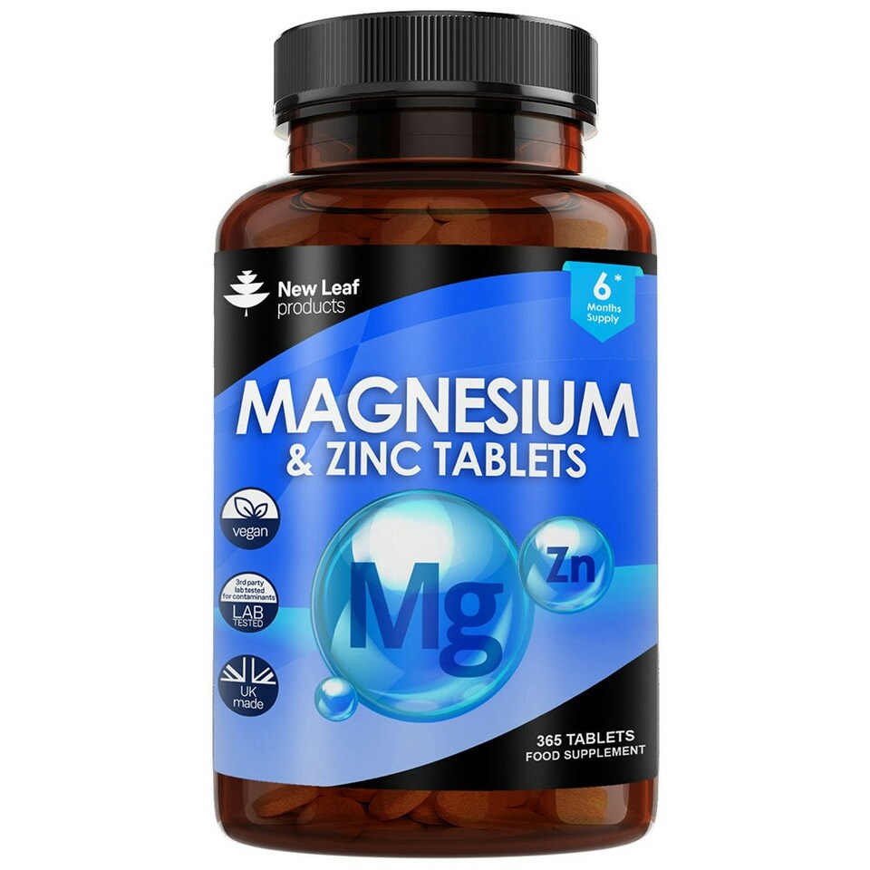 image 1 of Magnesium and Zinc Tablets 365 Fill
