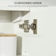 image 5 of kleankin Bathroom Mirror Cabinet Wall Mounted Cupboard w/ Adjustable Shelf