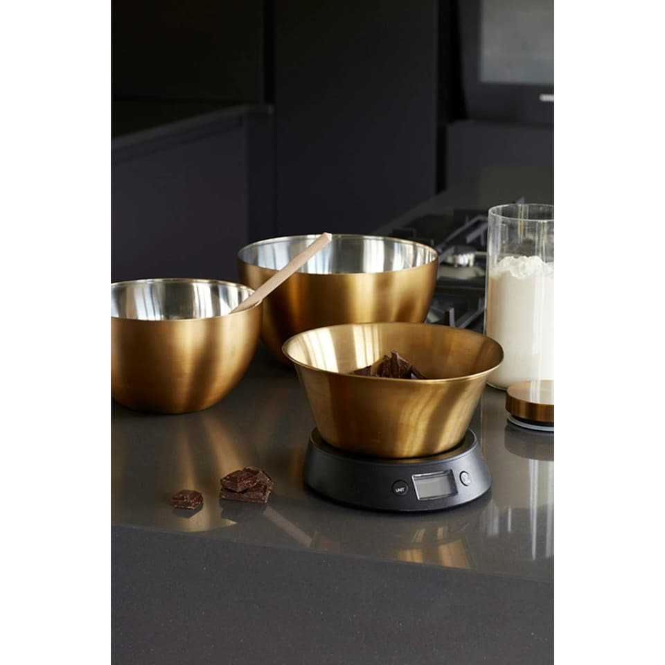image 1 of MasterClass Mixing Bowl Gold Stainless Steel 24cm