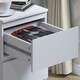 image 7 of FWStyle Stora 2 Drawer Bedside Cabinet - Matt White