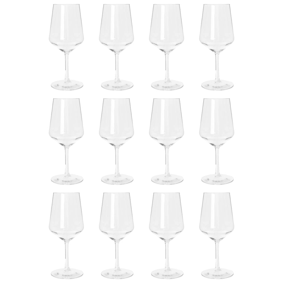 image 1 of Argon Tableware Reusable Plastic Wine Glasses - 500ml - Pack of 12