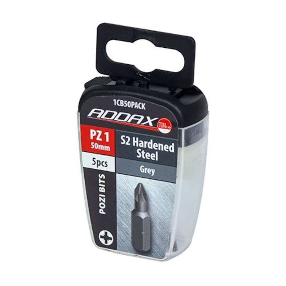 image 1 of Timco - S2 Driver Bits - PZ (Size No.1 x 50 - 5 Pieces)