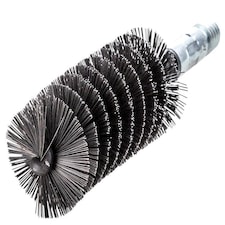 Lessmann Threaded Tube Brush 30mm Steel Wire