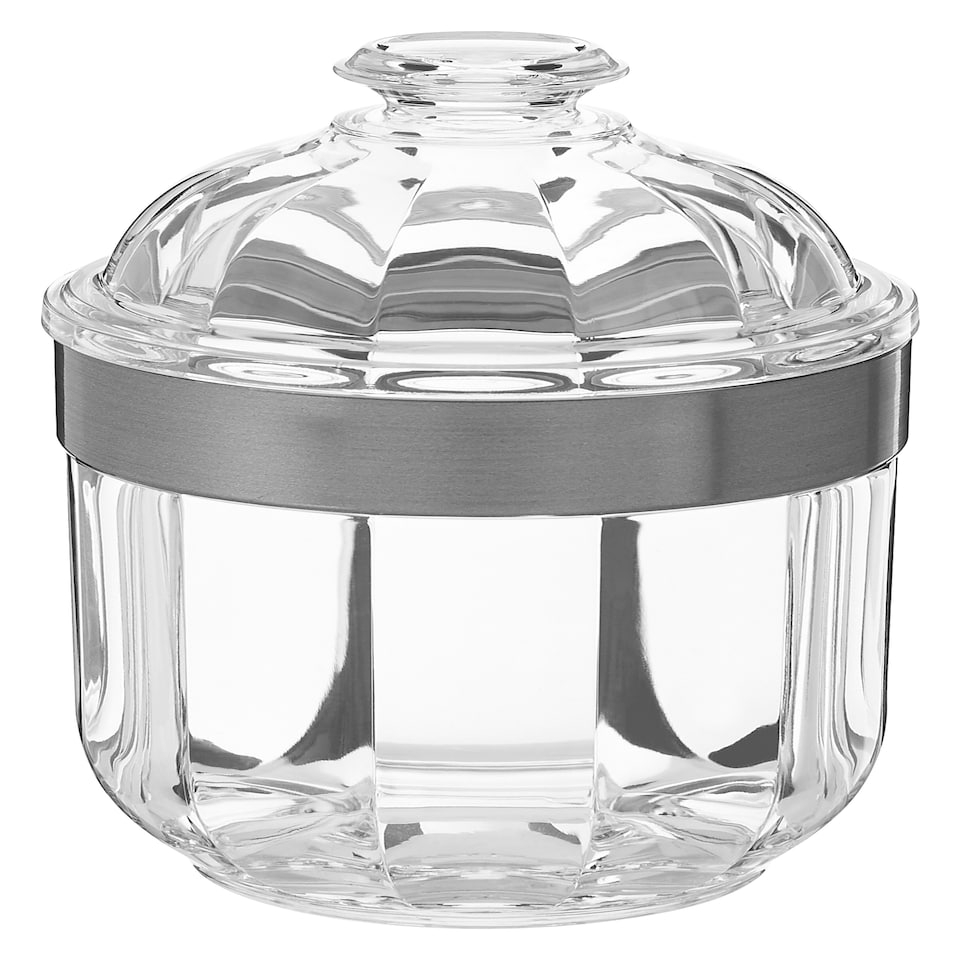 image 1 of Maison by Premier Small Silver Acrylic Canister