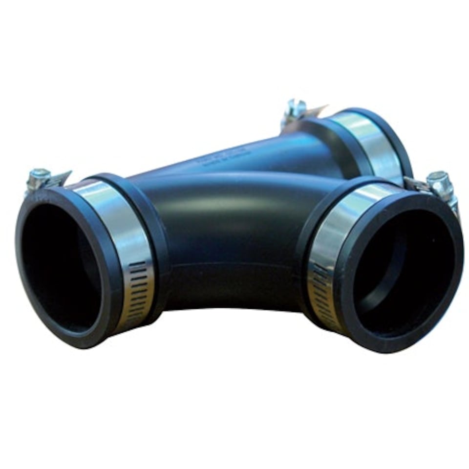 Plastica Flexible Rubber Tee 2"