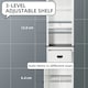 image 10 of kleankin Freestanding Tallboy Storage Unit W/ Drawer Single Door