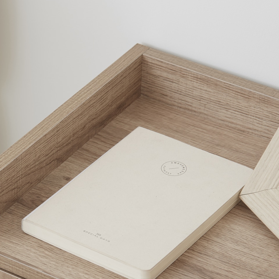 image 1 of HOMCOM Floating Nightstands Set of 2, Wall Mounted Bedside Table with Storage Drawer for Bedroom, Natural