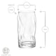 image 3 of Bormioli Rocco Sorgente Highball Glasses - 460ml - Pack of 4 | Clear | Clear