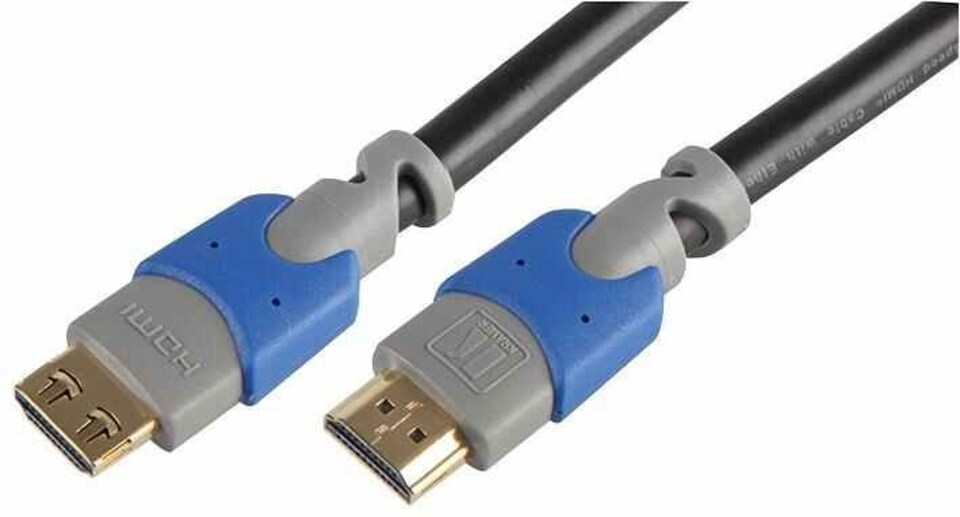 KRAMER High Speed HDMI Lead, Male to Male, K-Lock Connectors, 0.9m Black