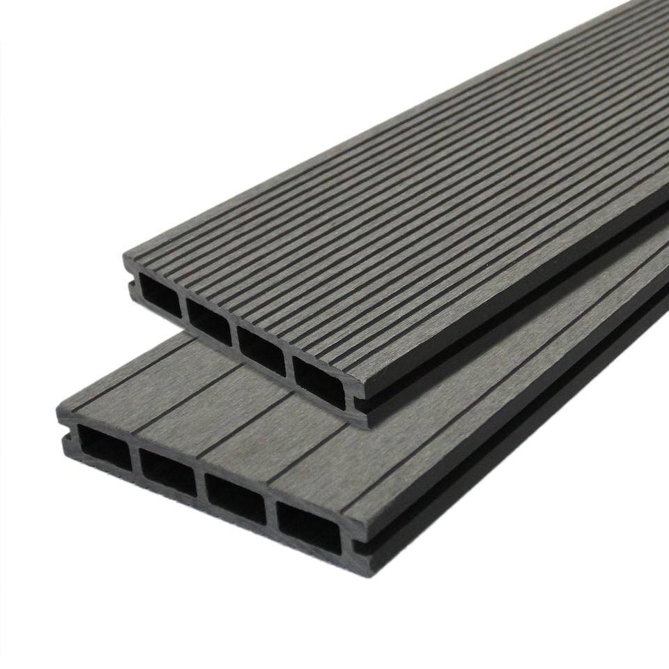 image 1 of Composite Decking Boards x 7 – Castle Grey