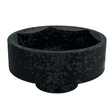 105mm 1in Drive Deep Metric Impact Impacted Socket 6 Sided Point Single Hex