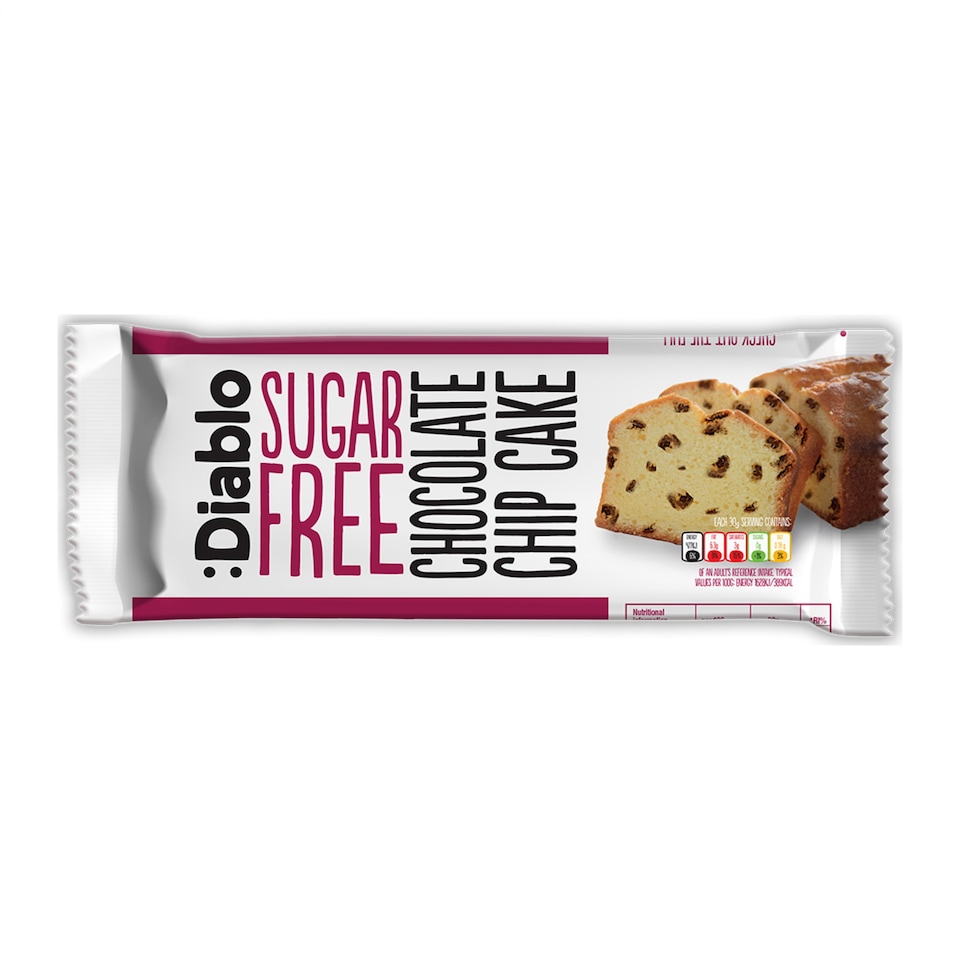 image 1 of Diablo Sugar Free Chocolate Chip Cake 200g