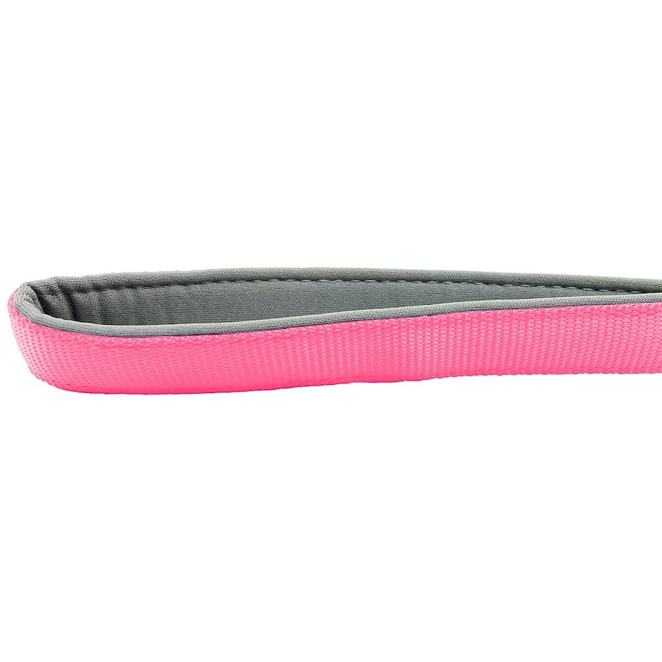 image 1 of HugglePets Padded Nylon Weatherproof Dog Lead Pink