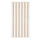image 5 of Bianca Reversible Stripe Cotton Jacquard Bath Sheet | Cream | Natural | Bath sheet