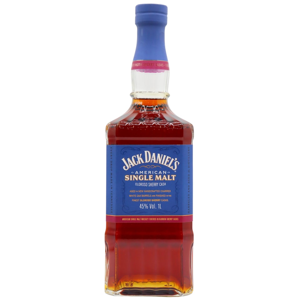 Jack Daniels American Single Malt Sherry Cask Whiskey 1 Litre