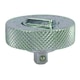 image 4 of 1/4in Drive Palm Ratchet Wrench Thumb Wheel Socket Holder Knurled Grip