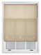 image 4 of FURNISHED Roller Blinds Daylight Square Eyelet Light Filtering Easy Fit Trimmable Window Shade | Brown | Cappuccino