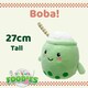 image 2 of Bubble Tea Soft Toy Food Drink Themed Cute Plush Cuddly 27cm Multi-Coloured