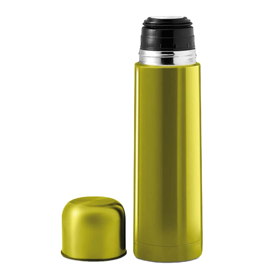 image 1 of MidOcean Chan Double Wall 500ml Flask | Yellow | Lime | 1