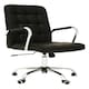 image 1 of Interiors by Premier Brent Black Tufted Home Office Chair