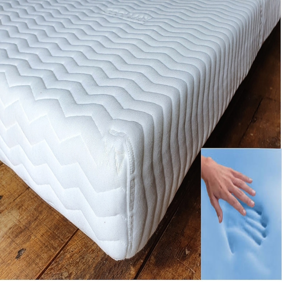 image 1 of Visco Elastic Memory Foam Replacement Sofabed Mattress,Metal Action Sofa Bed Folding Bed Settee Mattress N/A | Double
