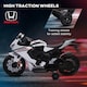 image 8 of HOMCOM Honda Licensed 6V Kids Electric Motorbike Ride On Car for 3-5 Years White