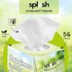 image 2 of Splesh 3-Ply Facial Tissues Ultra Soft 24 Cube Boxes (1344 Total) Bulk Pack
