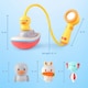 image 3 of Baby Bath Time Shower Toy Set with Floating Boat & Animal Sprinklers – Interactive Water Play for Toddlers, Safe & Fun Bath Toy Gift for Kids 3+