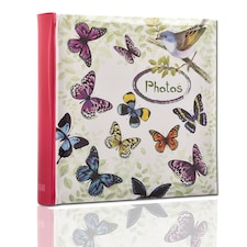 ARPAN Photo Album for 200 Photos 6x4" (10x15cm) – Slip In Memo Album with Writing Space, Index Pages & CD/DVD Pocket – Picture Storage Album for Family, Wedding & Travel Memories