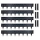 image 1 of Metal Garden Border Edging 1m Panels 20cm High - Set of 5 with Pegs | Grey | Grey