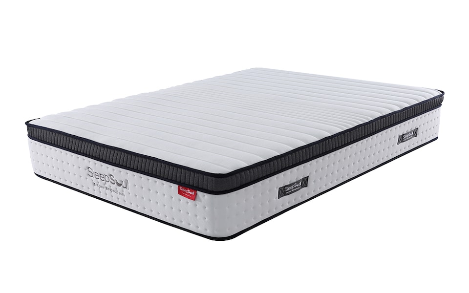 image 1 of SleepSoul Luna Posturezone 1000 Pocket Ortho Mattress Small Double | White | 1