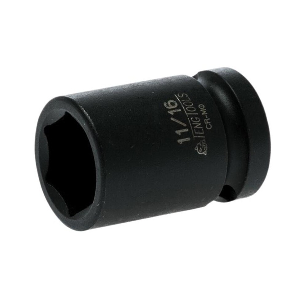 Teng Impact Socket Hexagon 6 Point Imperial - Multi Colour - 11/16in
