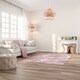 image 6 of Traditional Victorian Empire Lampshade in Soft Blush Pink Velvet with Tassels | Pink | Pink | 1