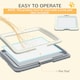 image 3 of PawHut Dog Toilet Tray, Dog Litter Tray for Training Dogs, 63 x 49 x 6cm