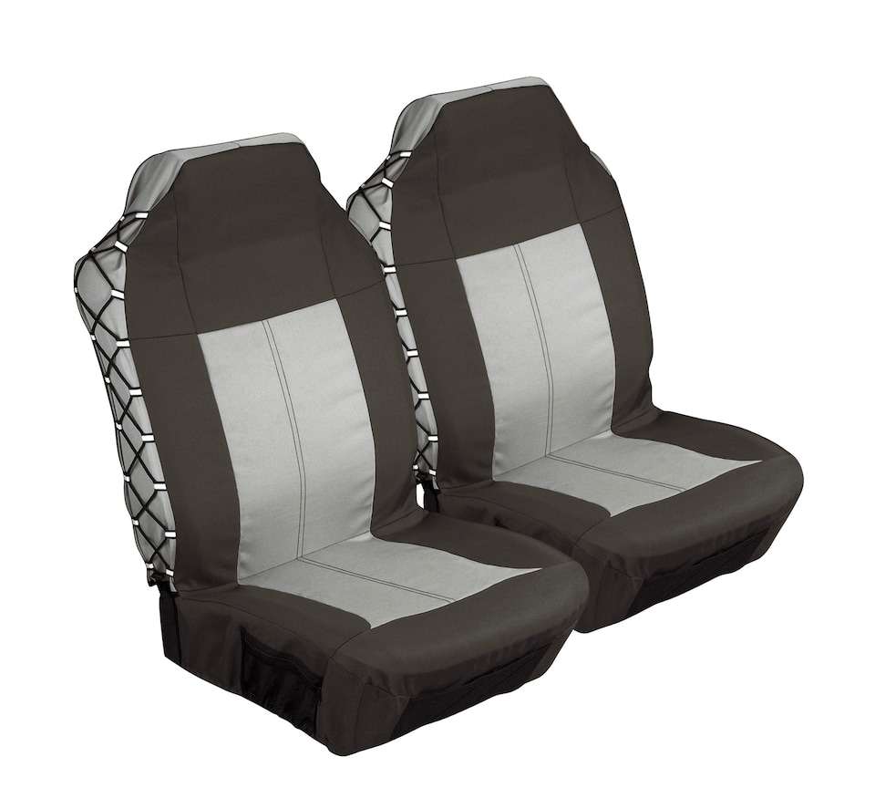 image 1 of ZSEXPLORER01GR-Stingray - Explorer 2Pc Front Car Seat Cover Set - Grey