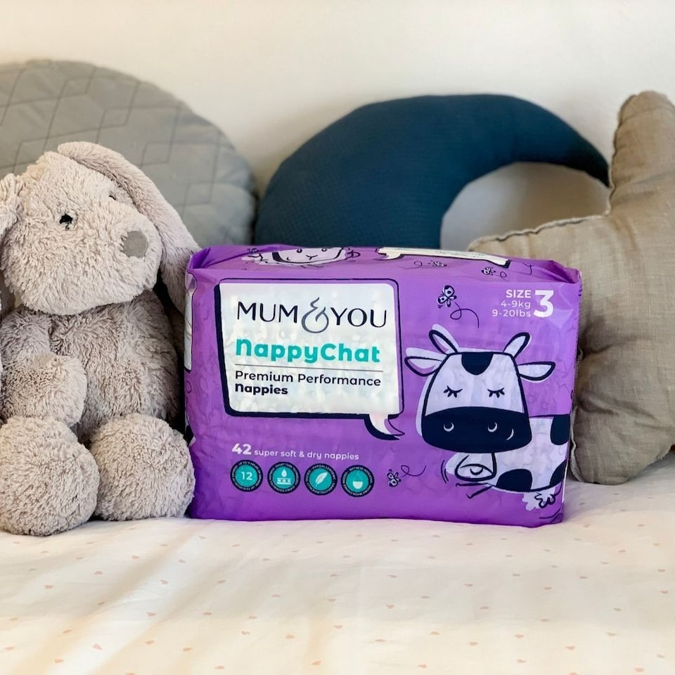 image 1 of Mum & You Premium Nappychat Eco Nappies size 3- 3 pack