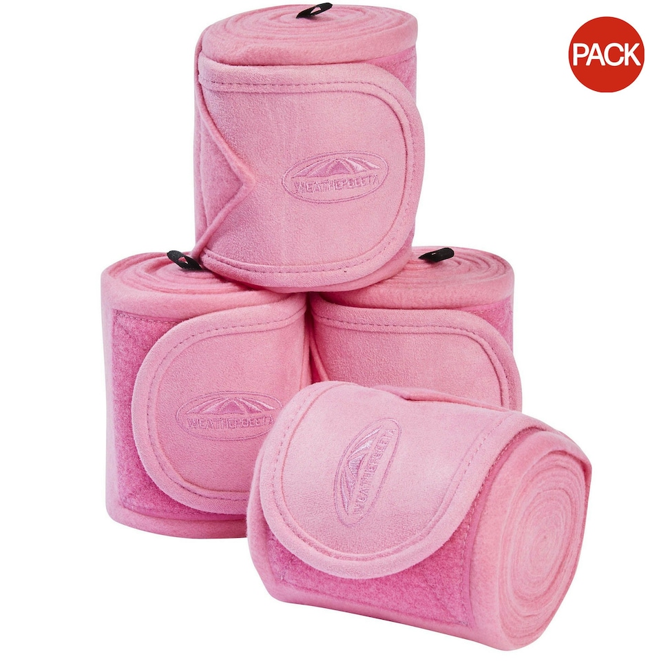 Weatherbeeta Fleece Bandages (Pack of 4) - Bubblegum Pink - 3.5m