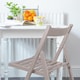 image 7 of Harbour Housewares Beech Wood Folding Chairs - Dove Grey - Pack of 2 | Grey | Dove Grey