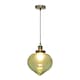 image 2 of Layla - Green Vintage Design Pendant Light with Antique Brass Flex Set