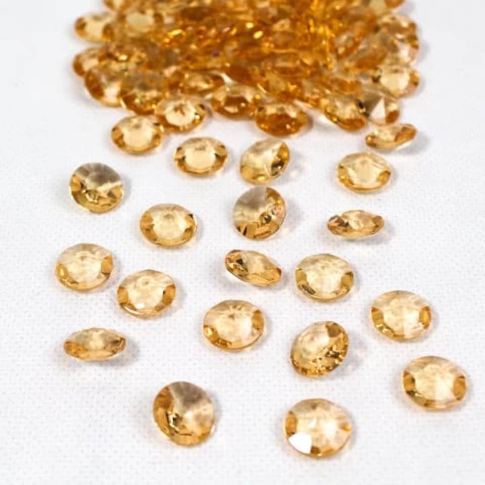 Gold 12mm Round Diamonds Premium Table Gems 28g