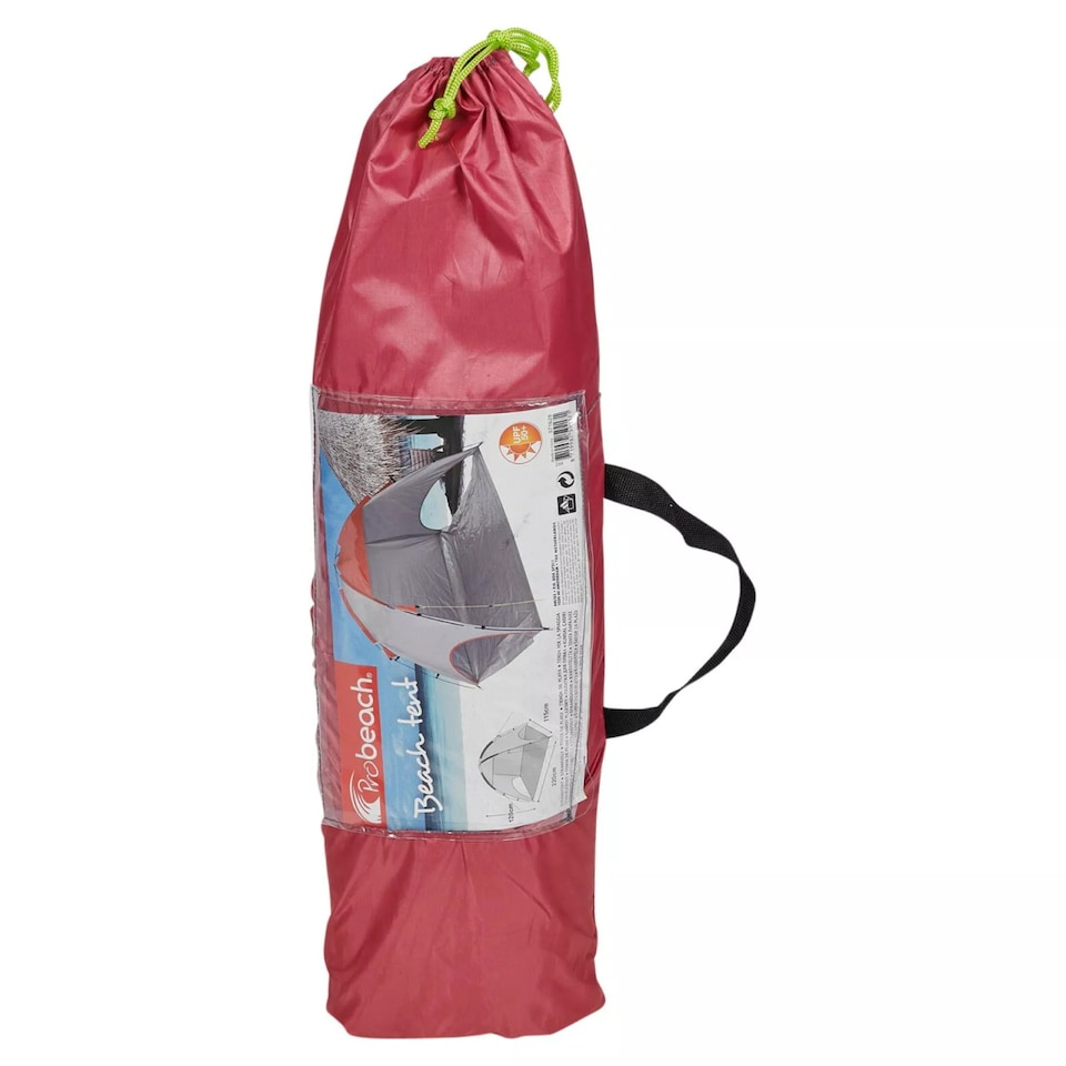 image 1 of Portable Red Beach Tent