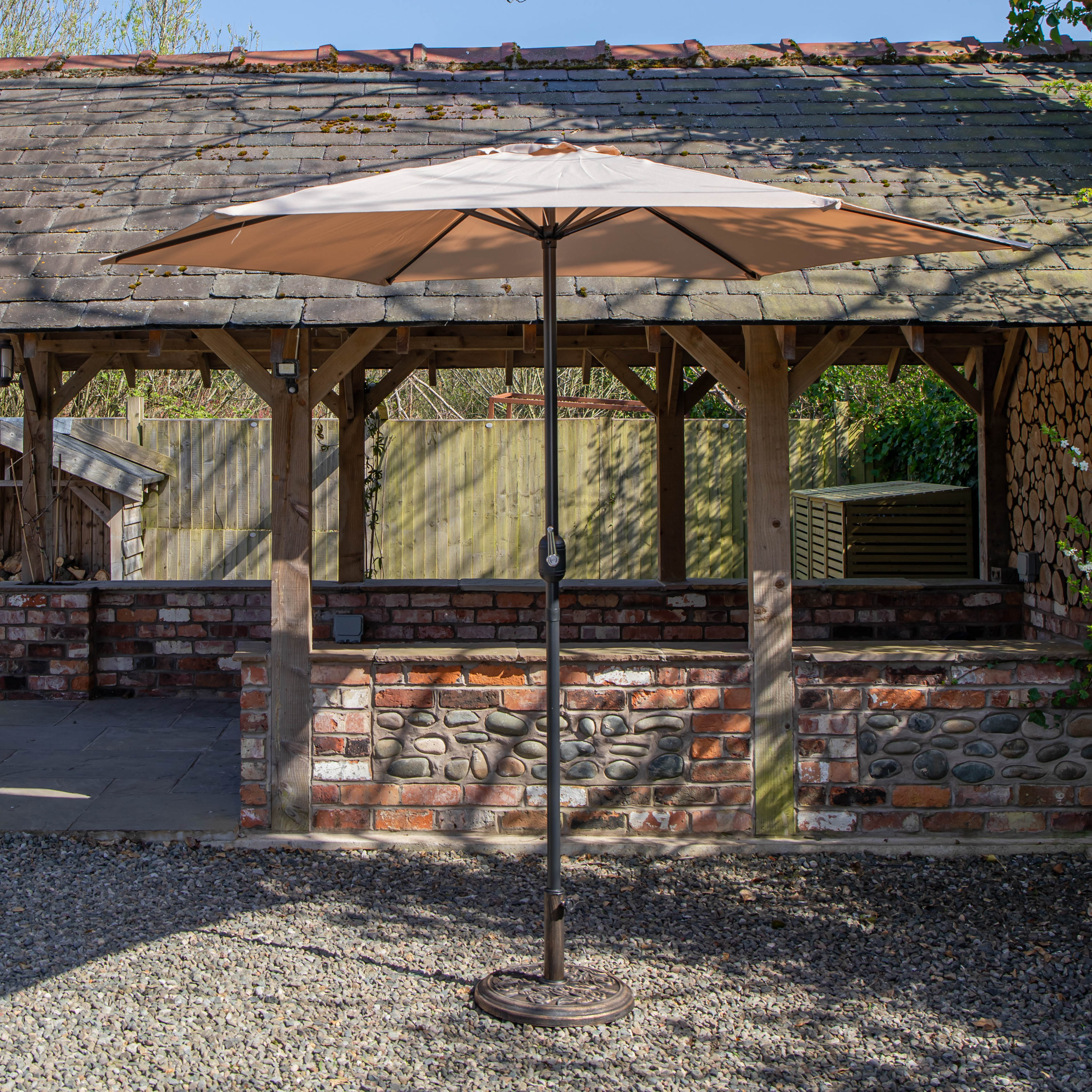 Samuel Alexander 2.7m Havana Garden Patio Parasol with Crank