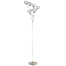 Orinoco 180cm Polished Chrome Floor Lamp