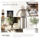 image 7 of Table Lamp Kade - retro design, 3 brightness levels, battery-powered | Silver | nickel matt | 25 x 25 x 34 cm | 1