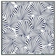 image 1 of Striped sea shells (Picutre Frame) Grey | M